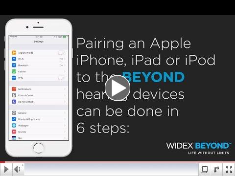 Pairing Your Phone to BEYOND Hearing Aids