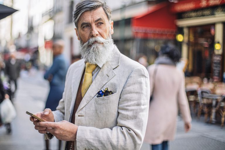 Understanding Sudden Sensorineural Hearing Loss Older man with Sudden Sensorineural Hearing Loss standing in public